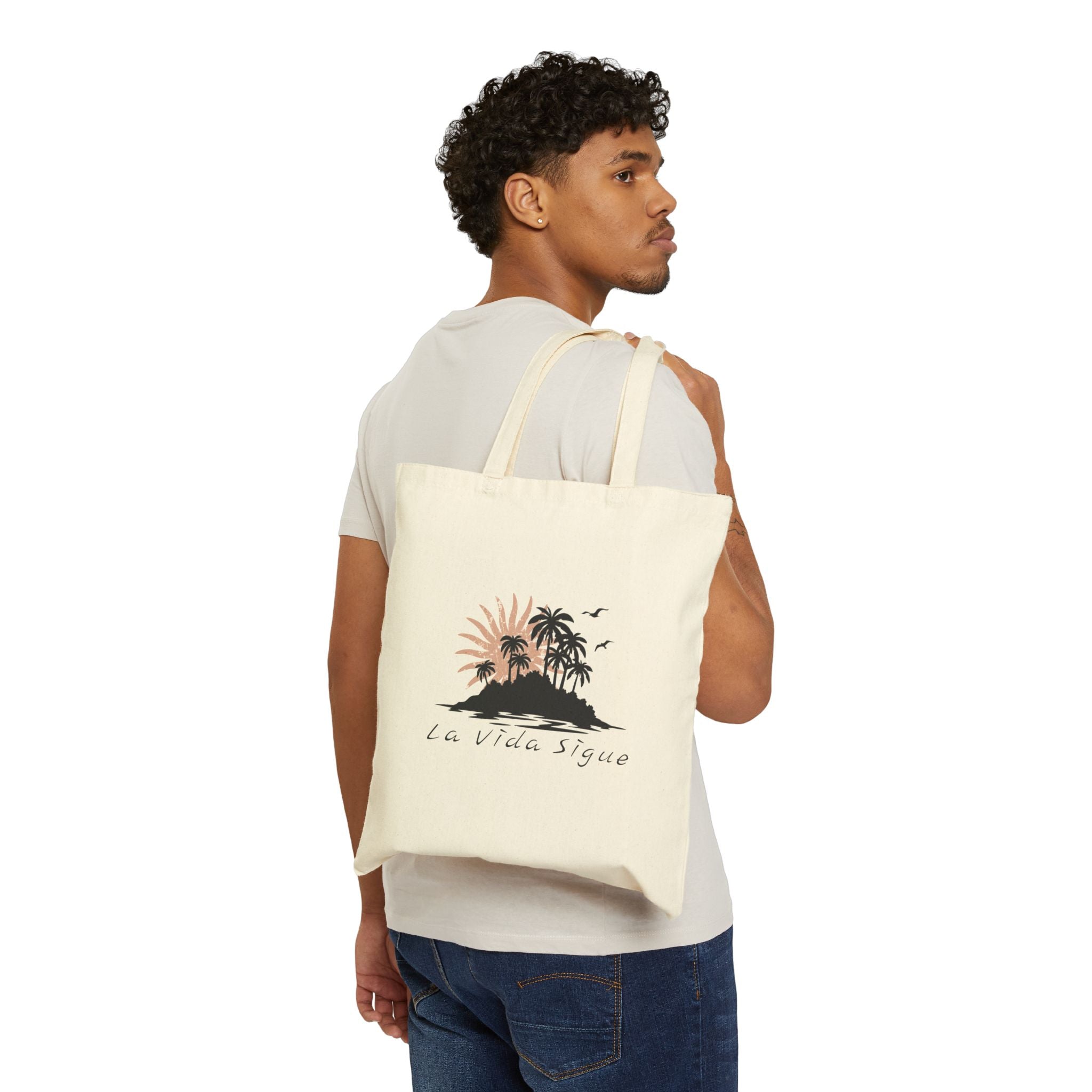 Tote Bag — Life Goes On Quote
