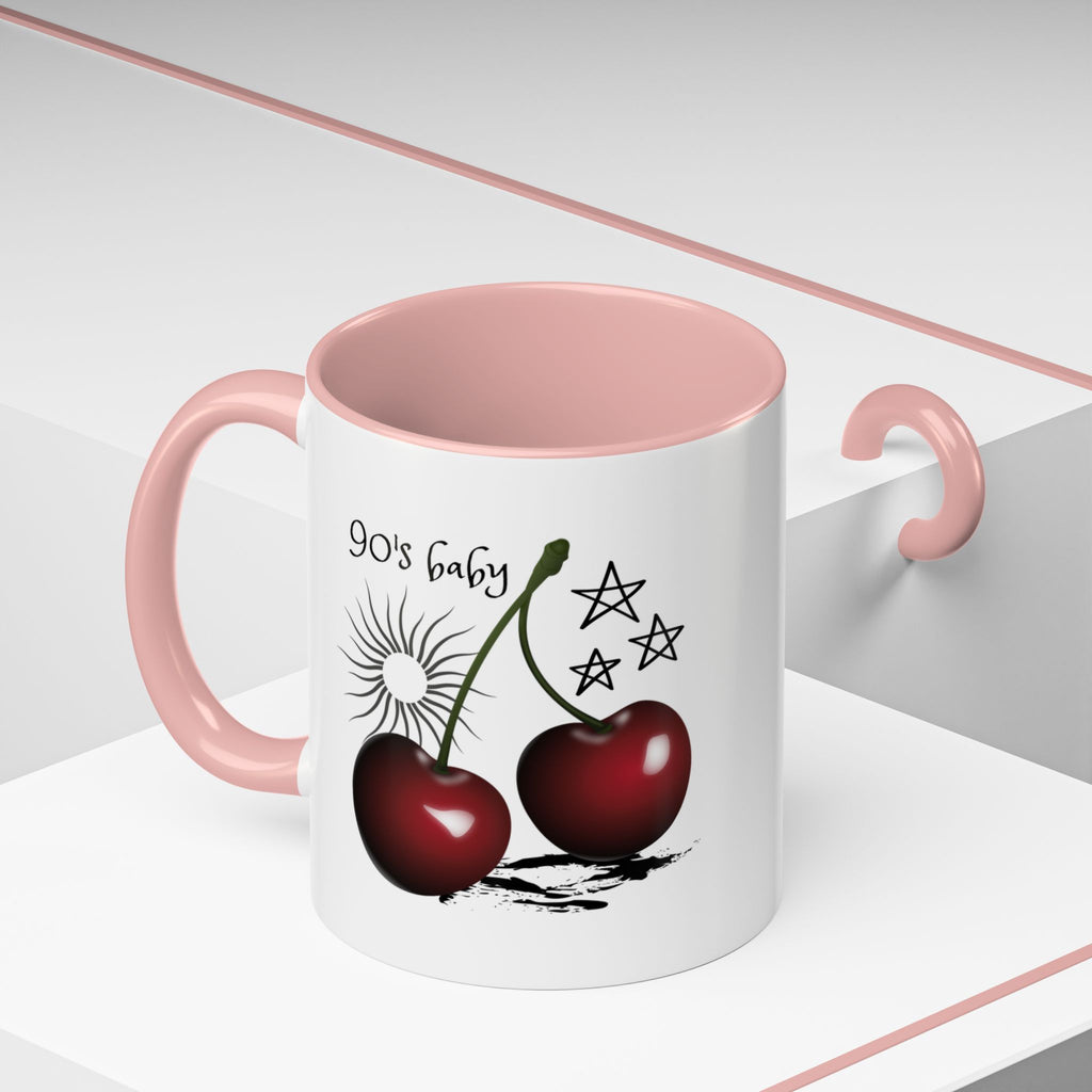 Retro Cherry Graphic Coffee Mug - (11oz & 15oz)