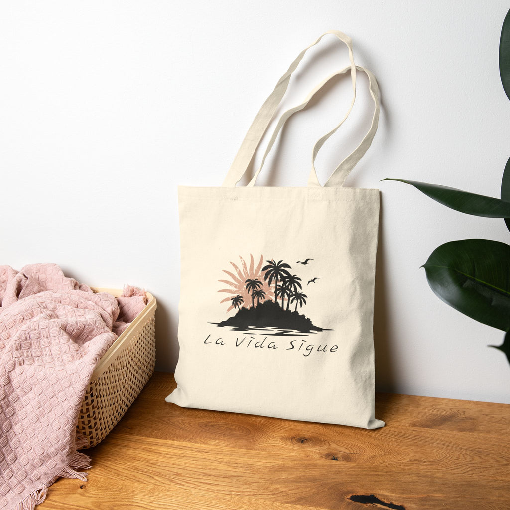 Tote Bag — Life Goes On Quote