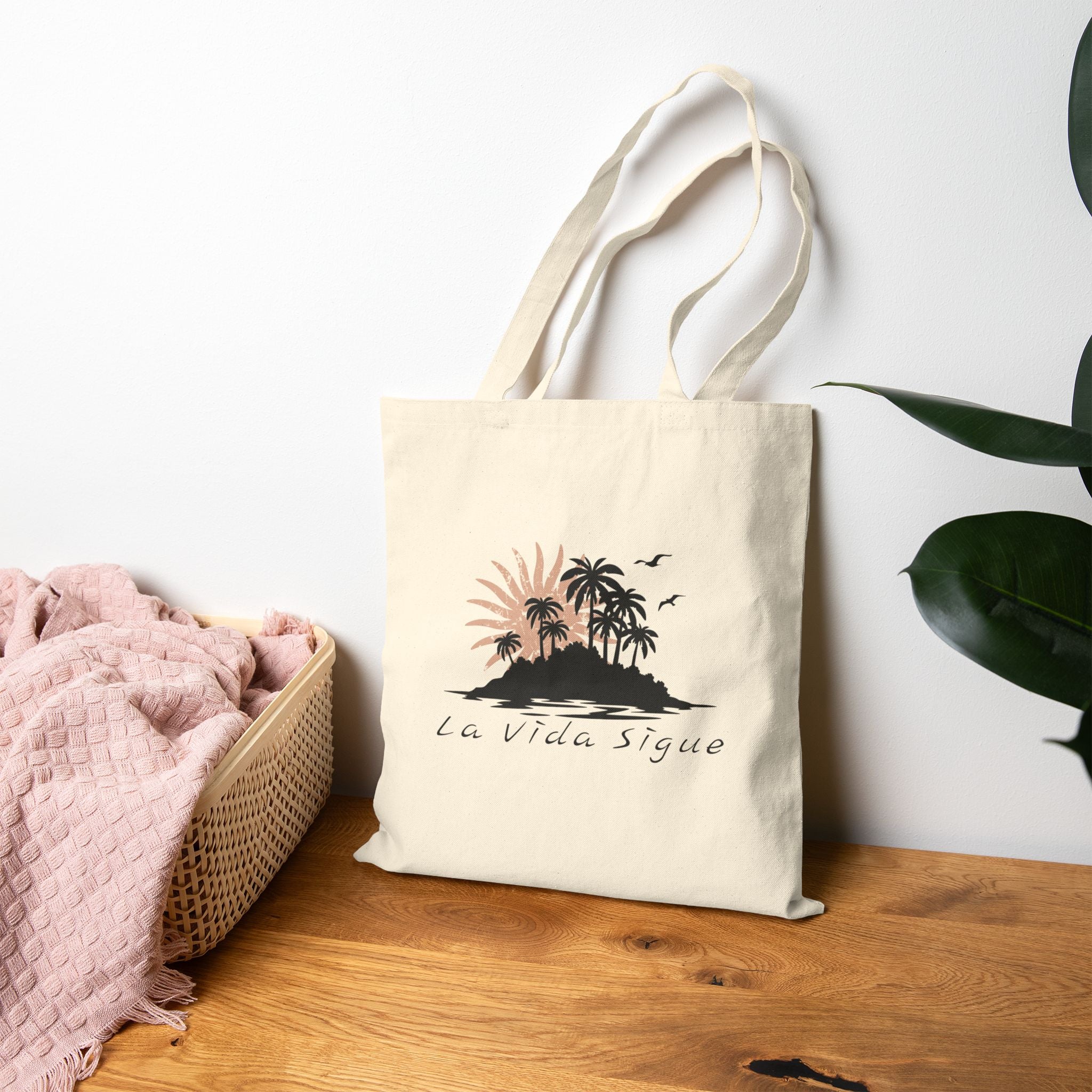 Tote Bag — Life Goes On Quote